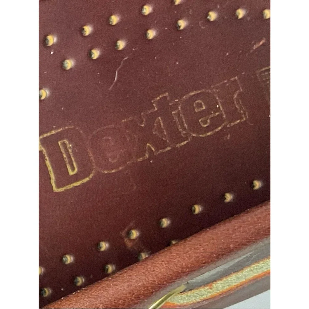 Vintage Dexter Leather Boat Shoes Men’s Sz 9 Narrow Deck Shoes Retro 80s Preppy